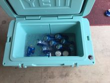 Going to add more beer and ice. Yes it’s water beer but it’s easy on the head the next day.