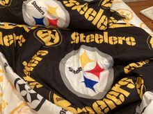 Yup I have Steelers bedding I am a dork. 