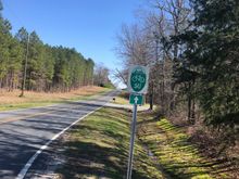 The Southern Uwharrie Bike Route in NC
