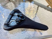 Using the original under-seat cover attachment hardware whenever I can - looks nicer that way and lasts longer 