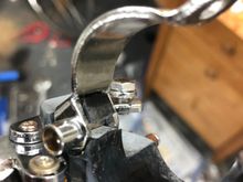 Cracked where the clamp hinges....