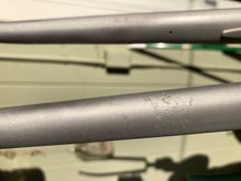 A bit of the nasty pitting on the fork.