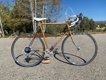 1975 Sekine mod from 10 speed to 7 speed gravel bike