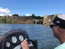 Cruising Lake Buchanan near Austin, Texas 