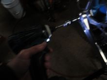 Me being lazy and using an impact gun for the install.