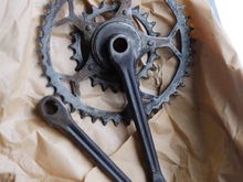 This is the Crankset I have now, but I am still looking for a period correct hollow steel set