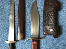 Windlass Steelcrafts 14th Cen. Dagger
Western W-49 Bowie with scout carry sheath