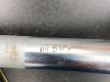 Serial number on frame and fork
