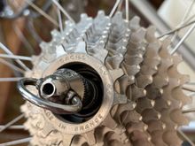 The Cog spacing seems the same as my six speed