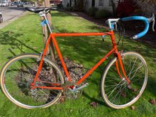 It’s a 531 trek, custom painted