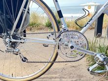 Closer look at the “triple” Mavic 800 series FD with replacement clamp.