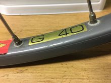 Mavic laced to Shimano 6207 from 1984