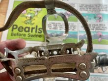 Pedals from my own stash, with Alfredo Bindi straps from my own stash