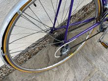 Rear wheel and chain