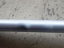 Black spots on weld are dirt, cleaned off and nothing under the dirt 