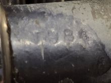 ?986. Last 3 are definite but that first number? Maybe I'll try taping a piece of paper over the number and rubbing with a pencil.