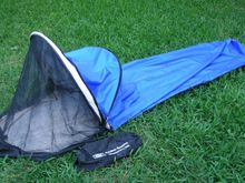 North Face bivy that is so old that customer service was amazed.  