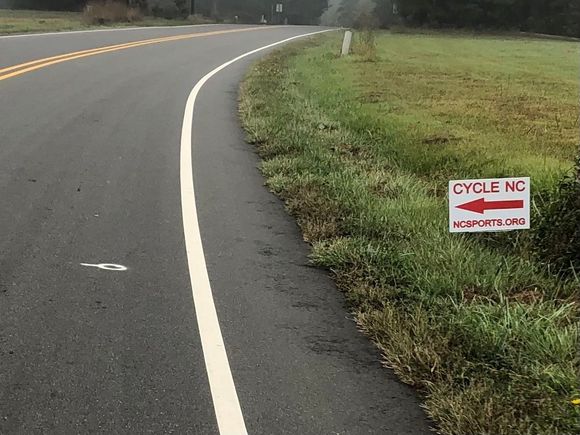 Turns are really marked 