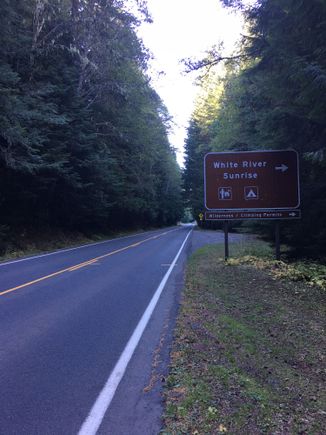 After a descent and shallow climb - Oh Yeah! = off the 410 Hwy.