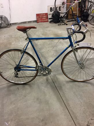  B4 pic.  Fork had a lot of rust. 