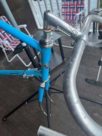 I bought this 3TTT stem last summer at a bike swap for $20 simply because I buy them whenever I find them at a good price and since my 73 Motobecane Le Champion has  one of these too, it doesn’t look out of place on a French bike. Luckily these stems fit everywhere I put them.