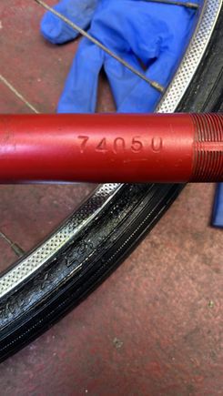 The number on the steerer tube does not correspond with the number on the bottom bracket shell. Hmmmm?