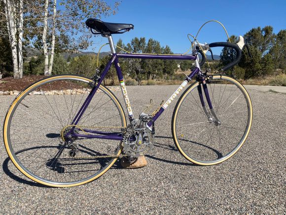A 1985/86 guerciotti / vicini  built up from bare frame
