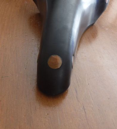 Nose rivets look really roughly stamped