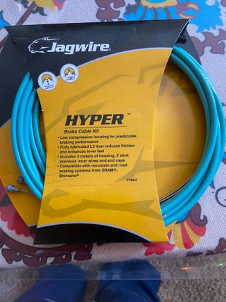 Jagwire Hyper brake and derailleur kits wif Cinelli bar tape.  

$60 shipped. 