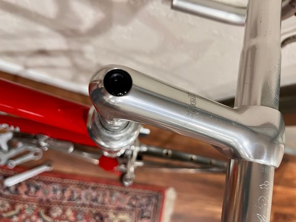 1A stem with OMAS black anodized alloy bolt and Merz titanium pinch bolt