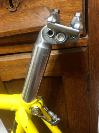 True, the binder bolt is not exactly right; should have a plain domed head, not an S logo, but it is Schwinn...