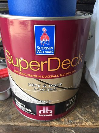 Pretty impressed how this product worked on my deck. Back to wrenching on bikes in no time 