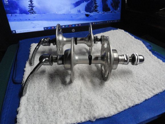 5 spoke high flange hubs 