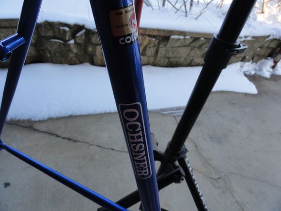 Seat tube detail