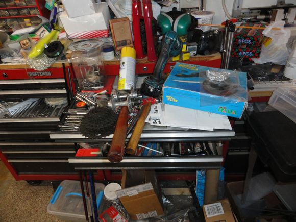 And another 40" of eleven drawers full of bike shop specialty tools.
