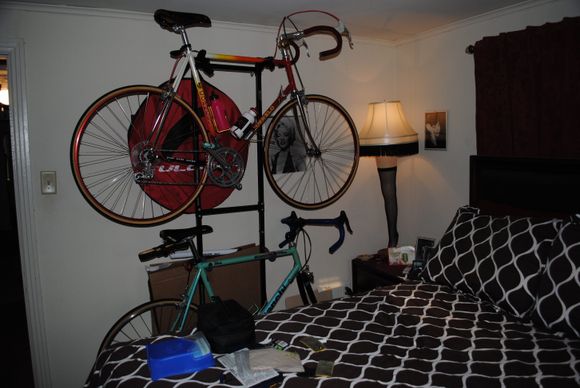 My bedroom, for a time, when I lived in PA