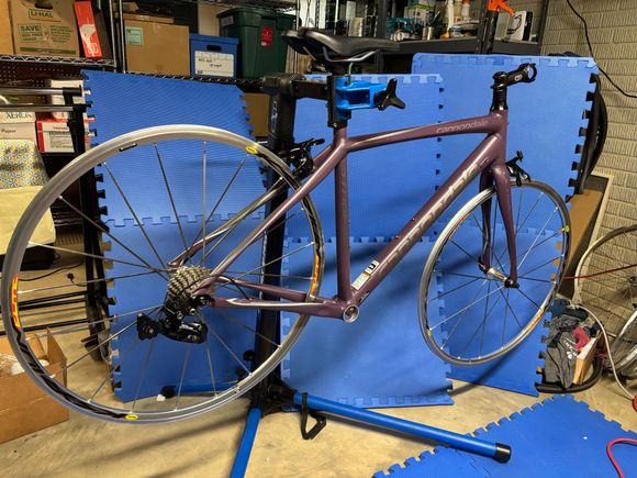 2016 Synapse 105 that’s close to complete with remaining parts on the way. 