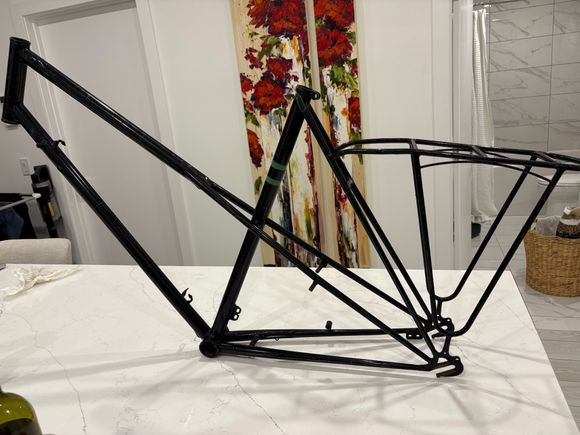 As the frame arrived from France
