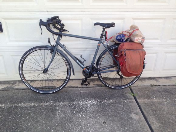 Picked up groceries on way home. 