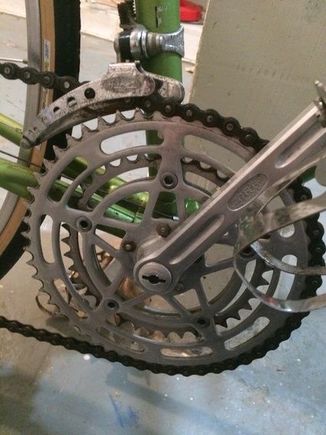 Huet Derailleur, Stronglight crankset.