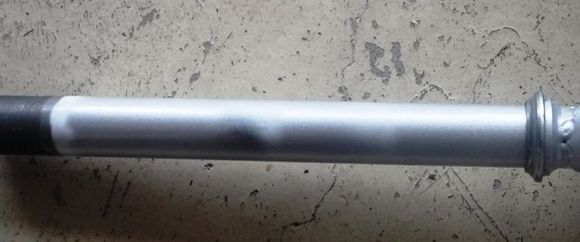 Black spots on weld are dirt, cleaned off and nothing under the dirt 