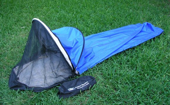 North Face bivy that is so old that customer service was amazed.  