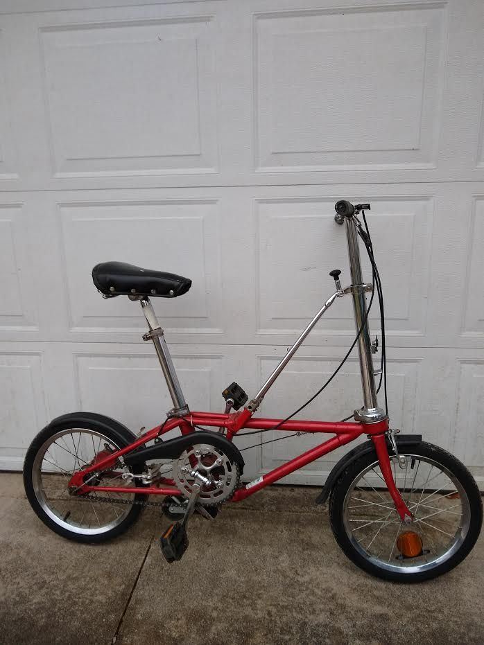 pink and orange bike