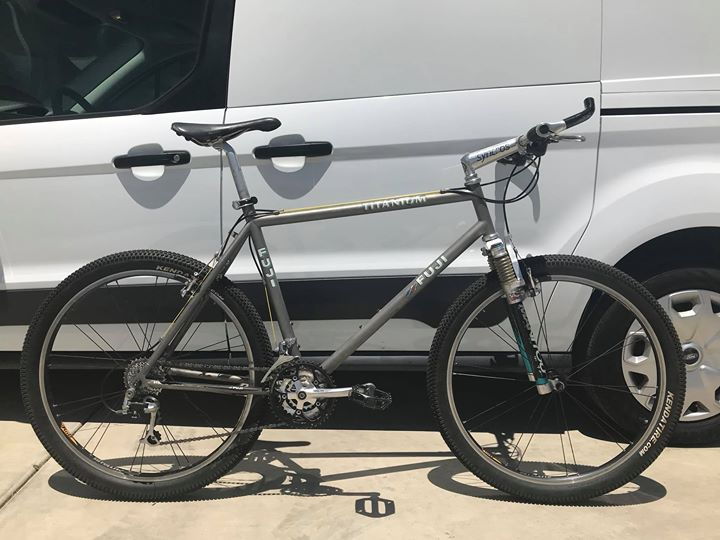 marin titanium mountain bike