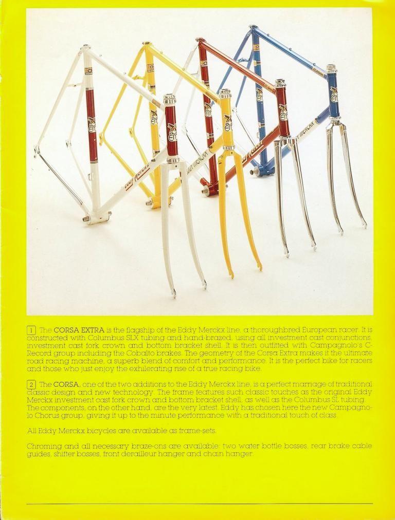 Eddy Merckx catalogs 1980 - 1987 - Bike Forums