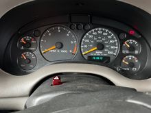 Here’s a picture of the dash with the key turned that’s all I get and it will crank but won’t start. 