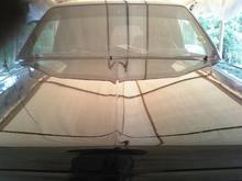 Before wet sanding with 1000 grit and buffing. Look close you can notice the dirt nibs and slight orange peel.