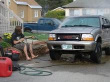 pressure washing