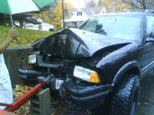 totaled... lesson learned: don't drive into trees