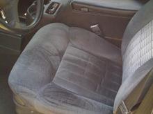 Blazer interior front seats
